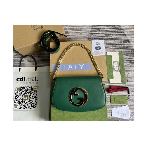 Gucci Blondie shoulder bag in Green leather