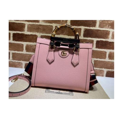 Gucci Diana small tote bag in Pink leather