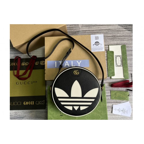 Gucci adidas x Gucci Ophidia shoulder bag in Black leather