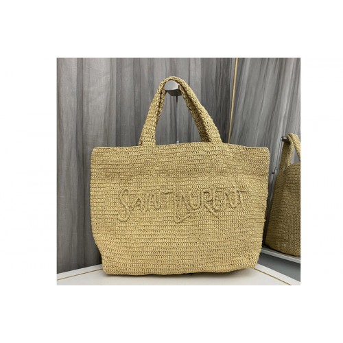 YSL tote Bag in raffia