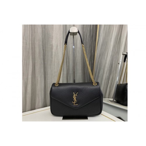 YSL CALYPSO Small Bag IN Black GRAINED LAMBSKIN