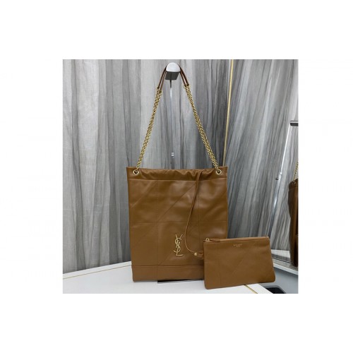 YSL JAMIE 4.3 POCHON bag IN Brown LAMBSKIN