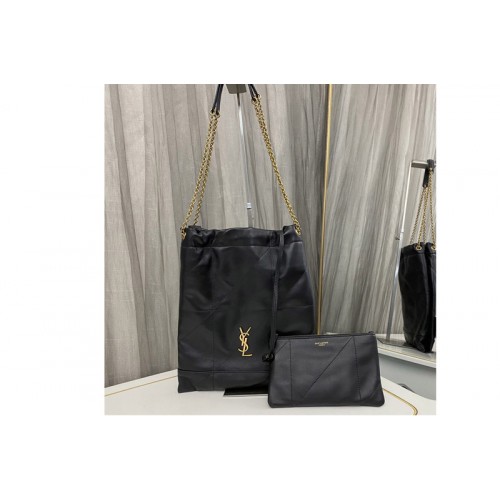YSL JAMIE 4.3 POCHON bag IN Black LAMBSKIN