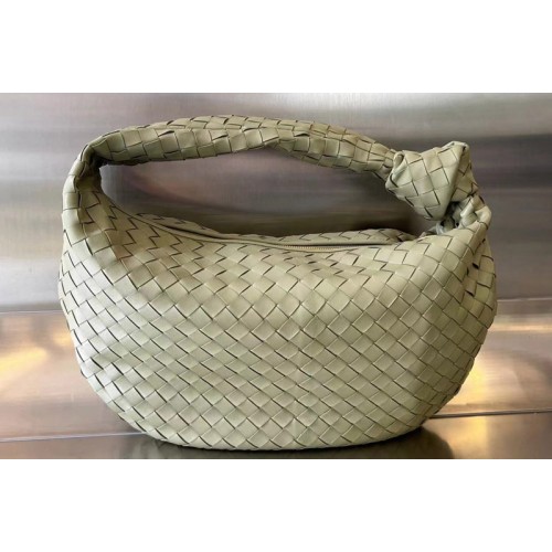 Bottega Veneta Small Jodie Bag in Travertine Leather