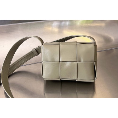 Bottega Veneta Candy Cassette Bag in Grey Leather