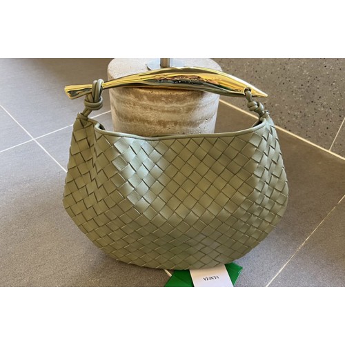 Bottega Veneta Sardine Bag in Gray intrecciato leather