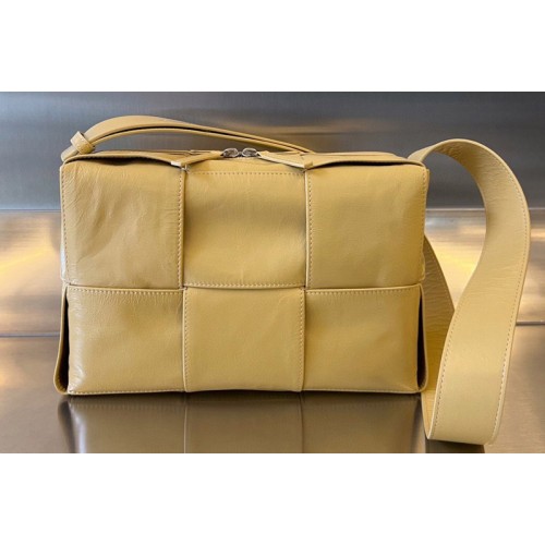 Bottega Veneta Arco Camera Bag in Butter Intreccio slouchy leather
