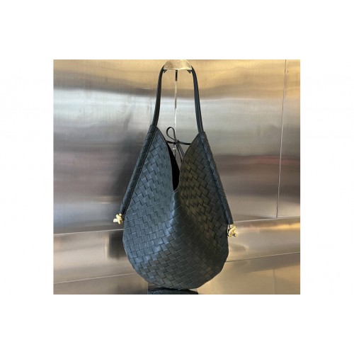 Bottega Veneta Solstice Shoulder Bag in Dark Green Leather