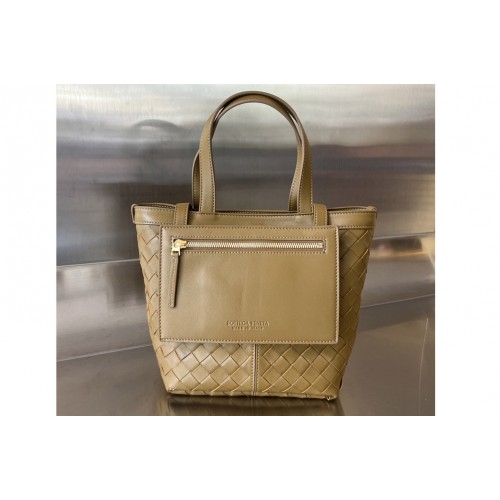 Bottega Veneta Small Flip Flap Bag in Acorn Leather