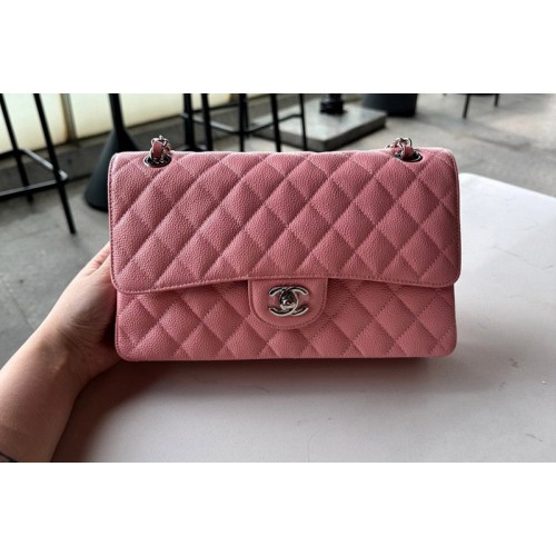 Chanel A01112 Classic 11.12 Handbag in Pink Calfskin