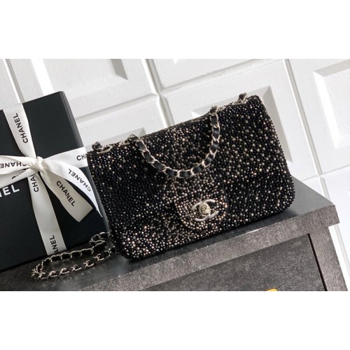 Chanel Flap Bag in Black Sequins
