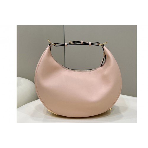 Fendi 8BR799 Fendigraphy Medium hobo Bag in Pink Leather