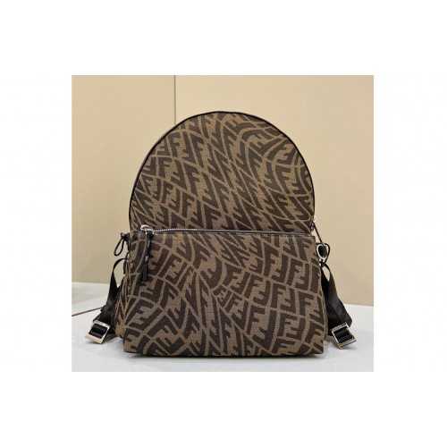 Fendi 7VZ042 Large Backpack in Canvas FF