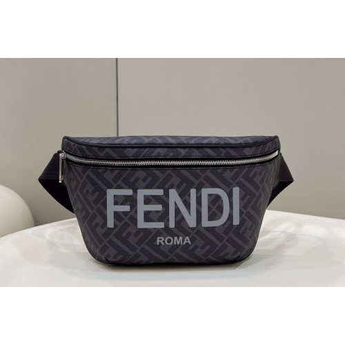 Fendi 7VA434 Belt Bag in Gray fabric