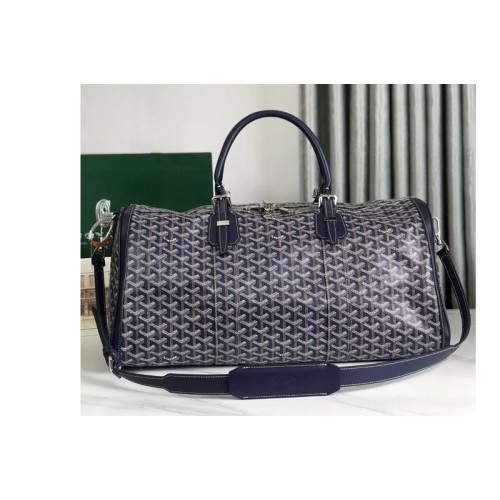 Goyard Boston 50 bag in Black Goyardine Canvas