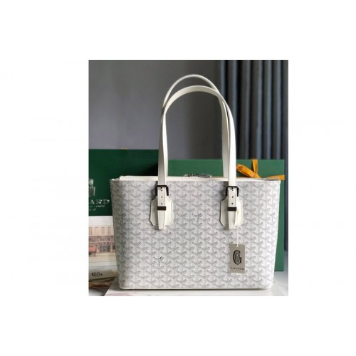 Goyard tote bag in White Goyardine Canvas