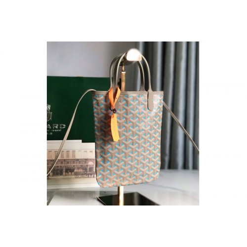 Goyard Poitiers Claire-Voie Bag in Green Goyardine Canvas