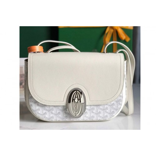 Goyard 233 bag in White Goyardine Canvas