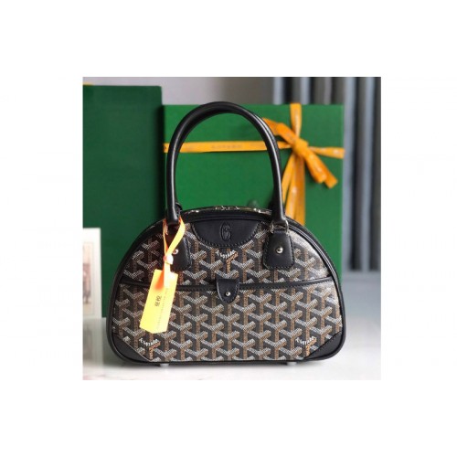 Goyard vintage mini bowling bag in Black Goyardine Canvas