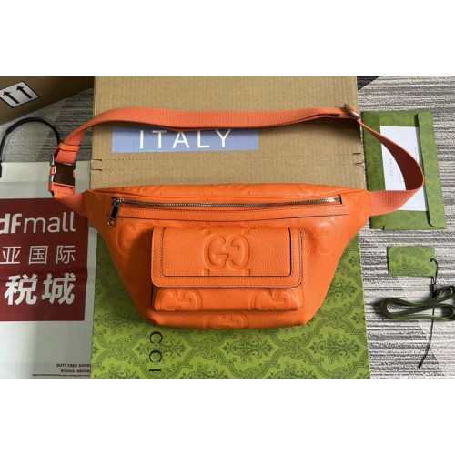 Gucci jumbo belt bag in Orange jumbo leather