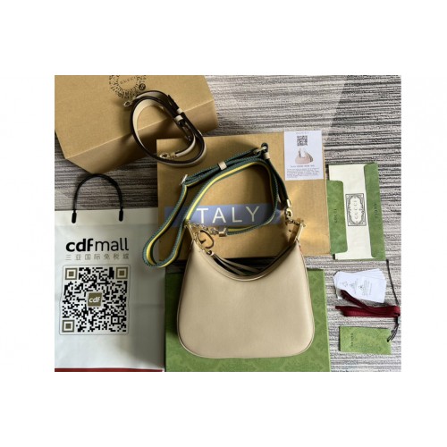 Gucci Attache small shoulder bag in Beige Leather