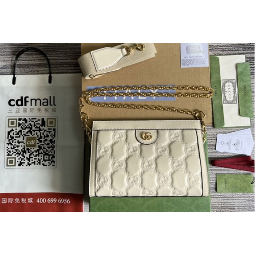 Gucci Matelasse leather small bag in White Matelasse leather