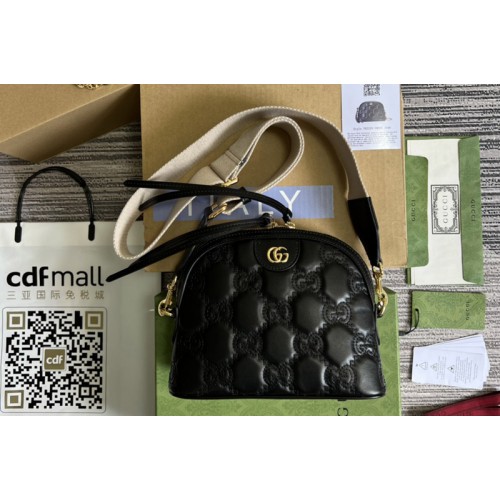 Gucci Matelasse leather small bag in Black Matelasse leather