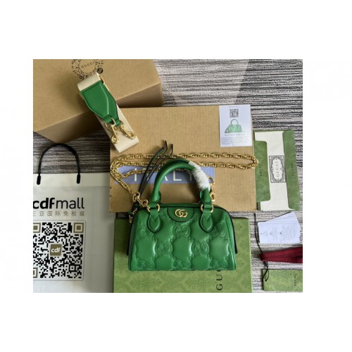 Gucci ‎ Matelasse leather mini bag in Green Matelasse leather