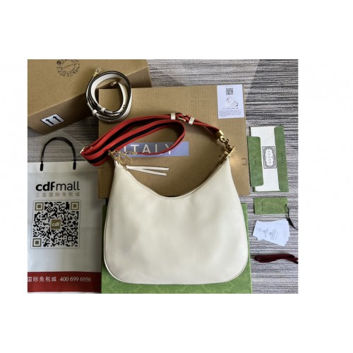 Gucci ‎ Attache large shoulder bag in White leather