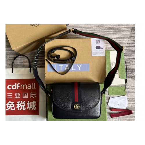 Gucci Ophidia mini shoulder bag in Blue Leather