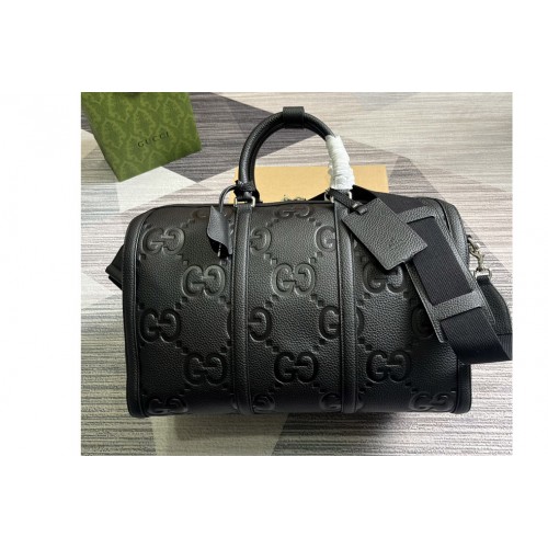 Gucci Jumbo Small Duffle Bag in Black jumbo leather