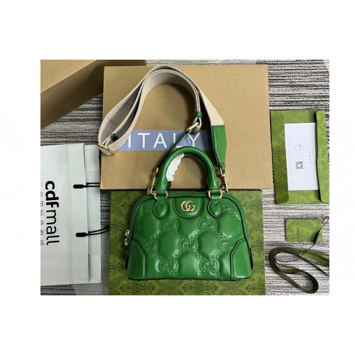 Gucci Matelasse Handbag in Green Matelasse leather