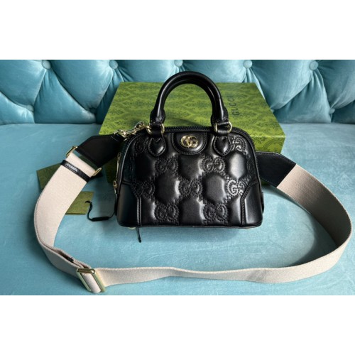 Gucci Matelasse Handbag in Black Matelasse leather