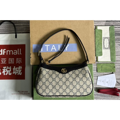 Gucci Ophidia small handbag in Beige and Blue Supreme canvas