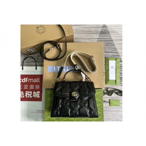 Gucci Matelasse Handbag in Black Matelasse leather