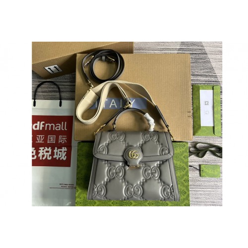Gucci Matelasse Handbag in Grey Matelasse leather
