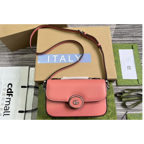 Gucci Petite Mini Shoulder Bag in Pink leather
