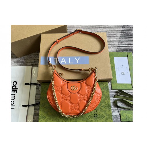 Gucci Matelasse Mini Bag in Orange Matelasse leather Gucci Matelasse Mini Bag in Orange Matelasse leather