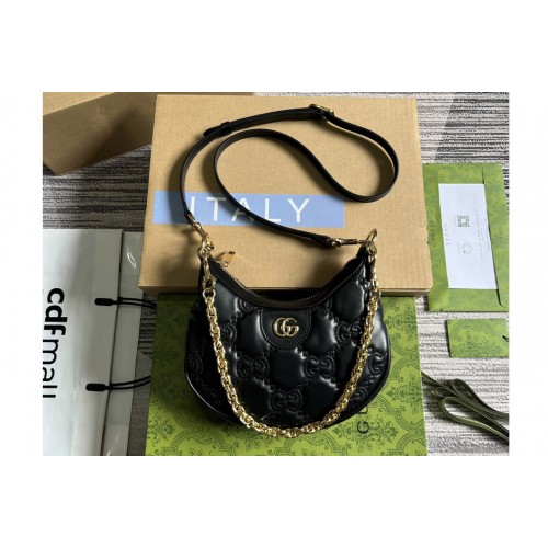 Gucci Matelasse Mini Bag in Black Matelasse leather