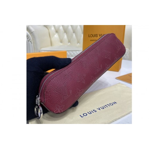 Louis Vuitton GI0397 Elisabeth pencil pouch in Purple Mahina leather