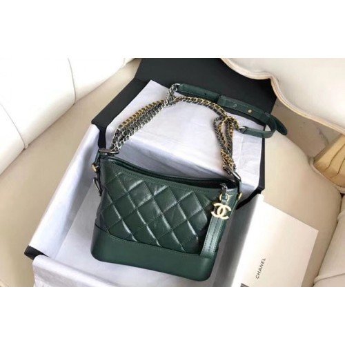 Chanel Original Lambskin Leather Shoulder Bag 93481 Green