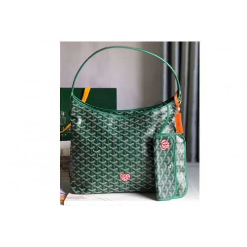 Goyard Boh�me Hobo bag in Green Goyardine Canvas