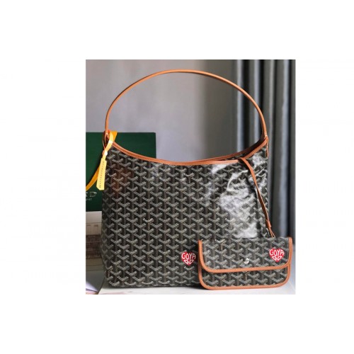 Goyard Boh�me Hobo bag in Brown Goyardine Canvas