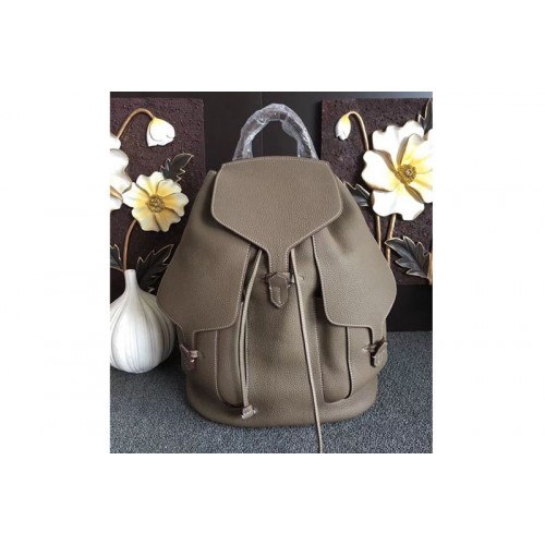 Hermes Original Togo Leather Backpack Gray