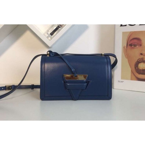 Loewe Barcelona Bag Boxcalf Leather Blue