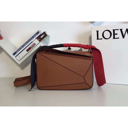 Loewe Puzzle Bags Original Calf Leather Brown