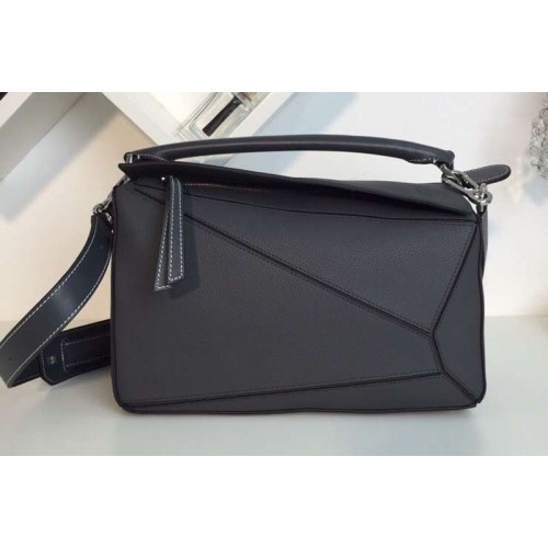 Loewe Puzzle Bags Original Calf Leather Navy Blue