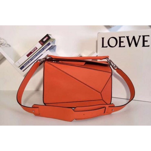 Loewe Puzzle Bags Original Calf Leather Orange