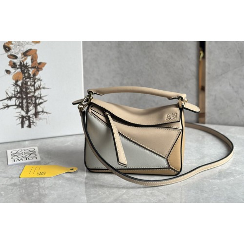 Loewe Mini Puzzle bag in Multicolor classic calfskin