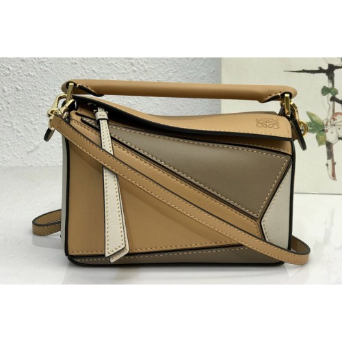 Loewe Mini Puzzle bag in Multicolor classic calfskin